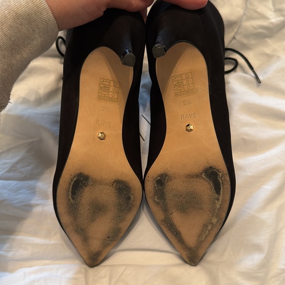 Raye the Label Elodie Kitten Heel Booties in black size 5.5 - Picture 5 of 6